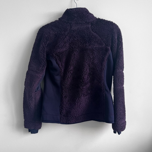 Purple fuzzy Columbia sweater - Picture 2 of 2